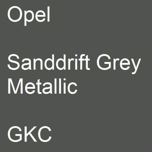 Opel, Sanddrift Grey Metallic, GKC.